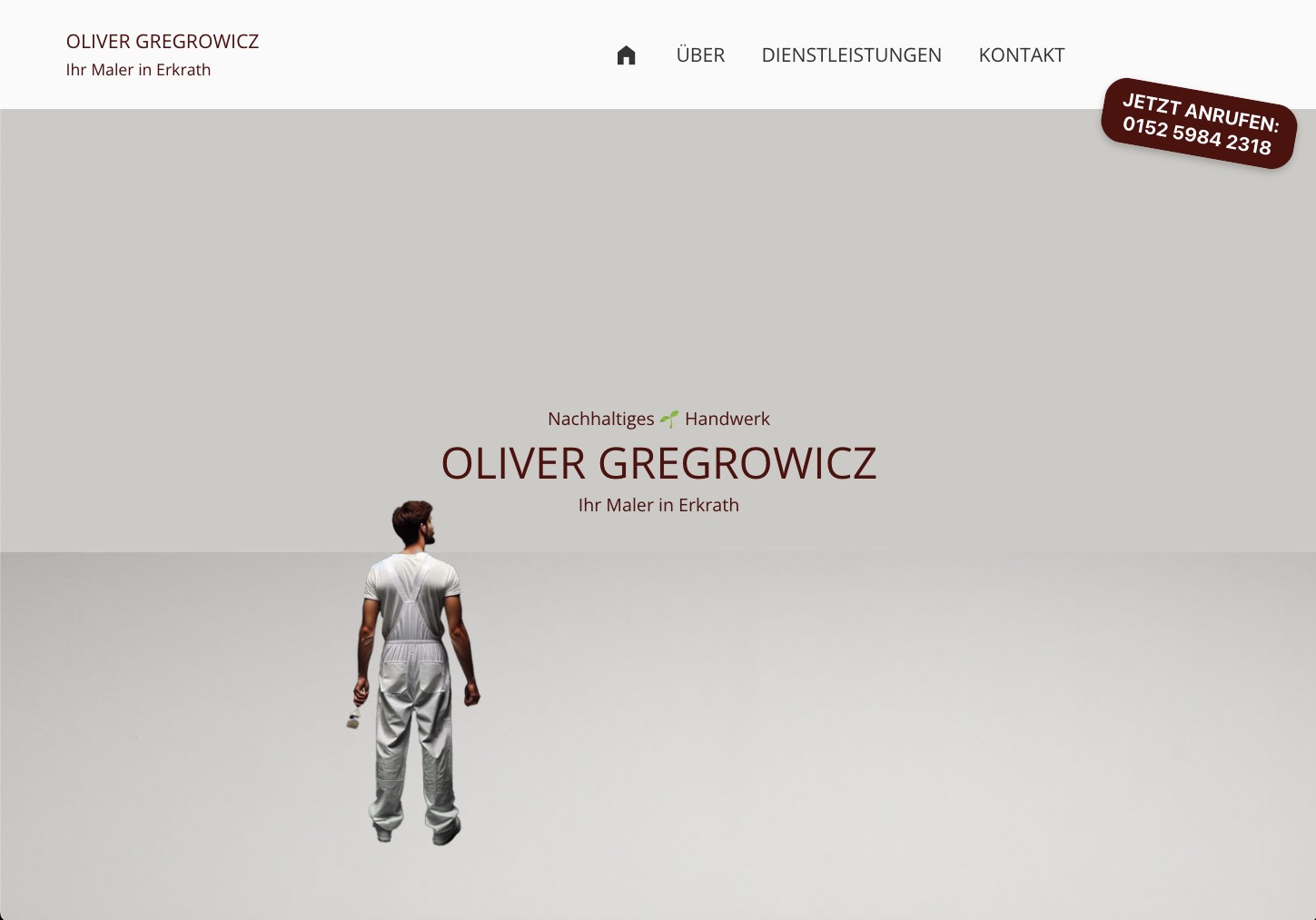 Homepage Image of Maler Oliver